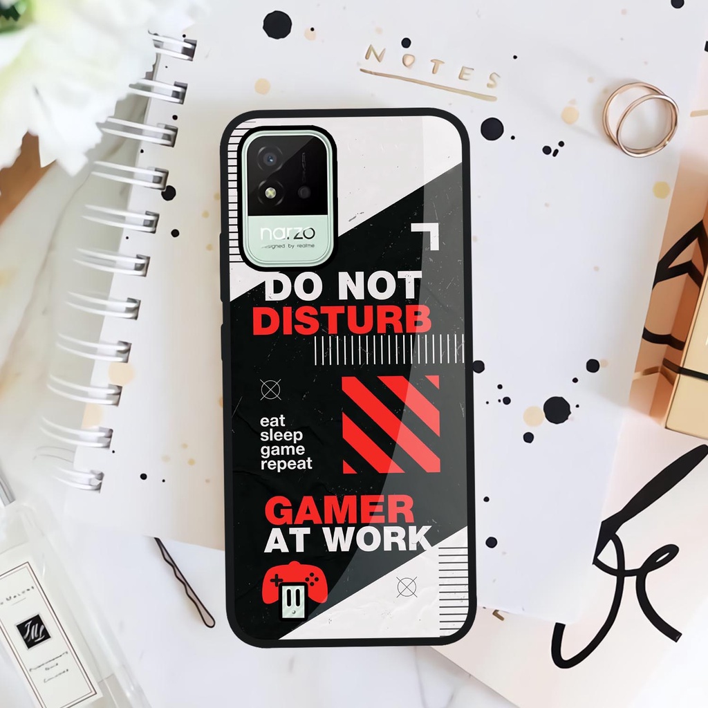[MP27] Case Kilau Glossy Realme Narzo 50i | Casing Narzo 50i | Pelindung Hp Smartphone Gamers Game
