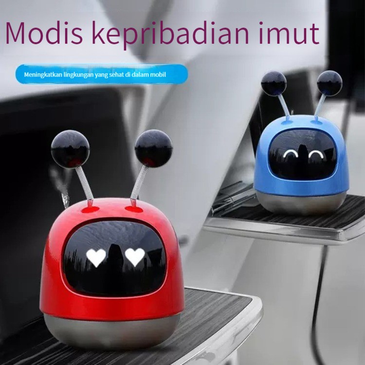 (dalam stok, dikirim dari jakarta)Parfum pewangian mobil robot, pengharum mobil ，pewangi mobil yang unik