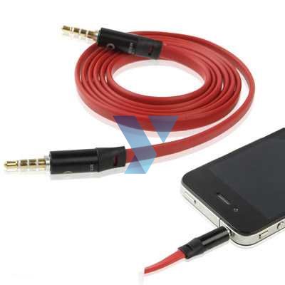 ROVTOP Kabel AUX 3.5mm HiFi Noodle Design 1m - S-IP4G ( Al-Yusi )