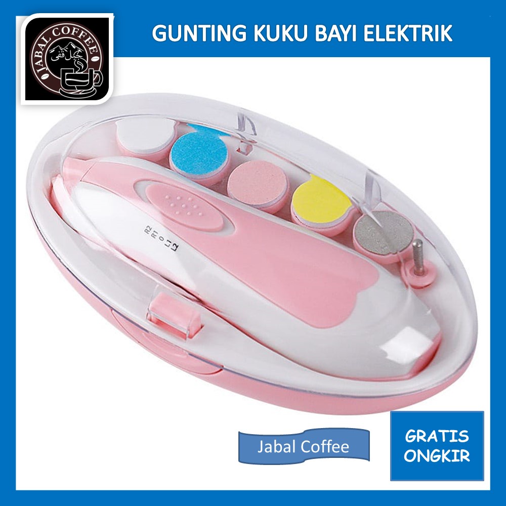 Pemotong Kuku Bayi Set / Gunting Kuku Bayi Elektrik 6 In 1 / Baby Set Nail Trimmer