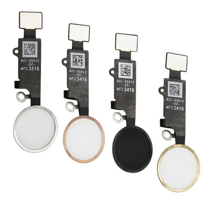 Iphone 7 Tombol Home Button Finger Print Touch Id & Flexible Ori Best Seller