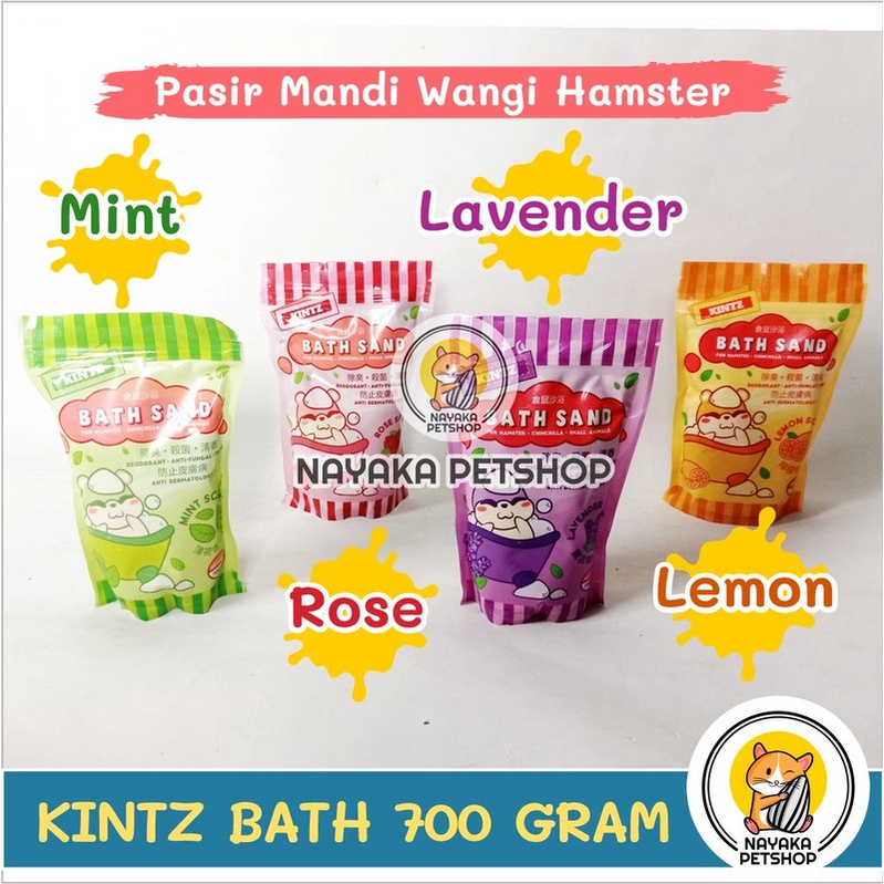 Kintz Bath Sand 700 gr Pasir Wangi Mandi Hamster