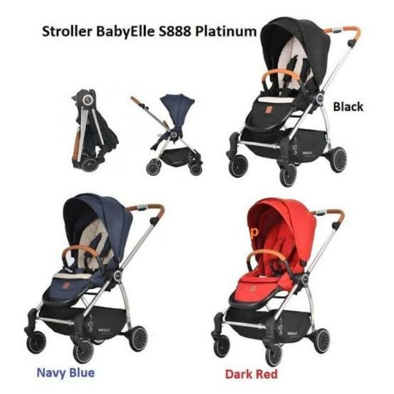 Babyelle Baby Stroller Platinum S 888 / Stroller Anak / Kursi Dorong
