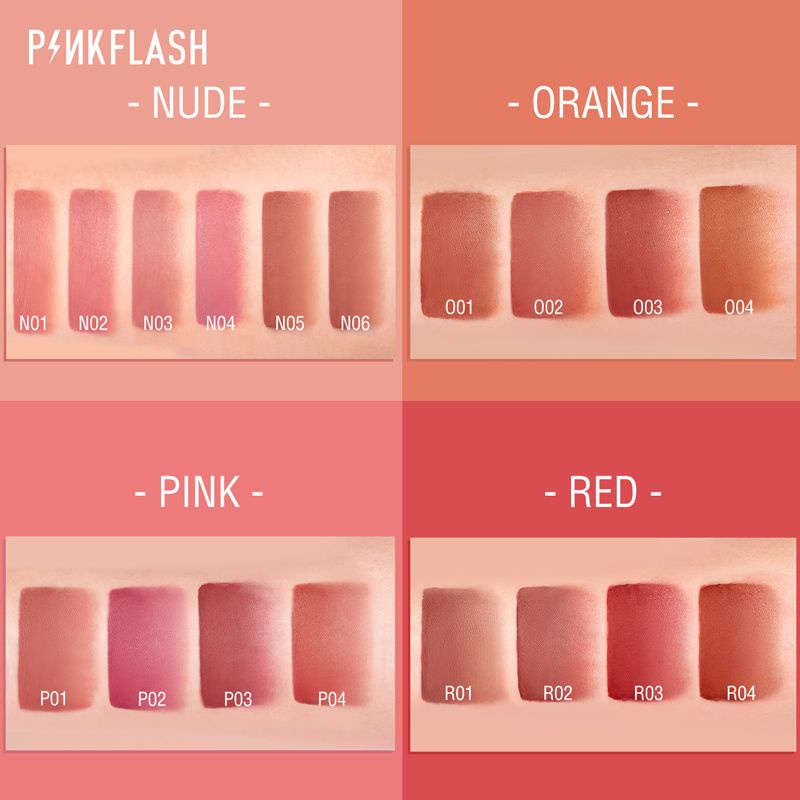 Pinkflash Lasting Matte Lip Cream - All Day Matte Moist Lipstick Original BPOM