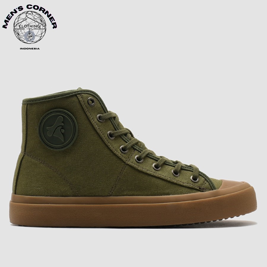 Sepatu BRODO - Sneakers Vantage V2 Hi Olive GS (ORIGINAL)