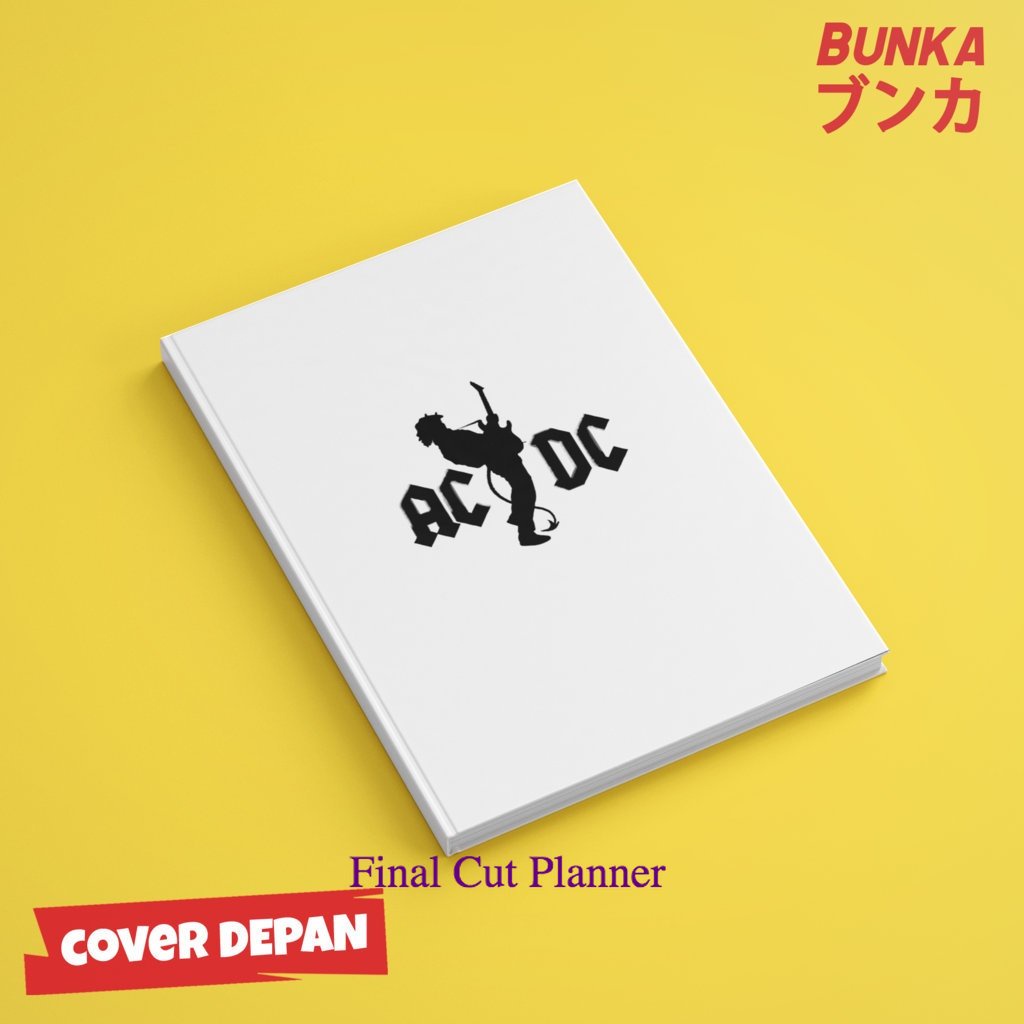 

buku tulis polos/bergaris 80's Band ACDC 3 Hardcover A5 Buku Tulis Catatan Notes Agenda Planner Jurnal