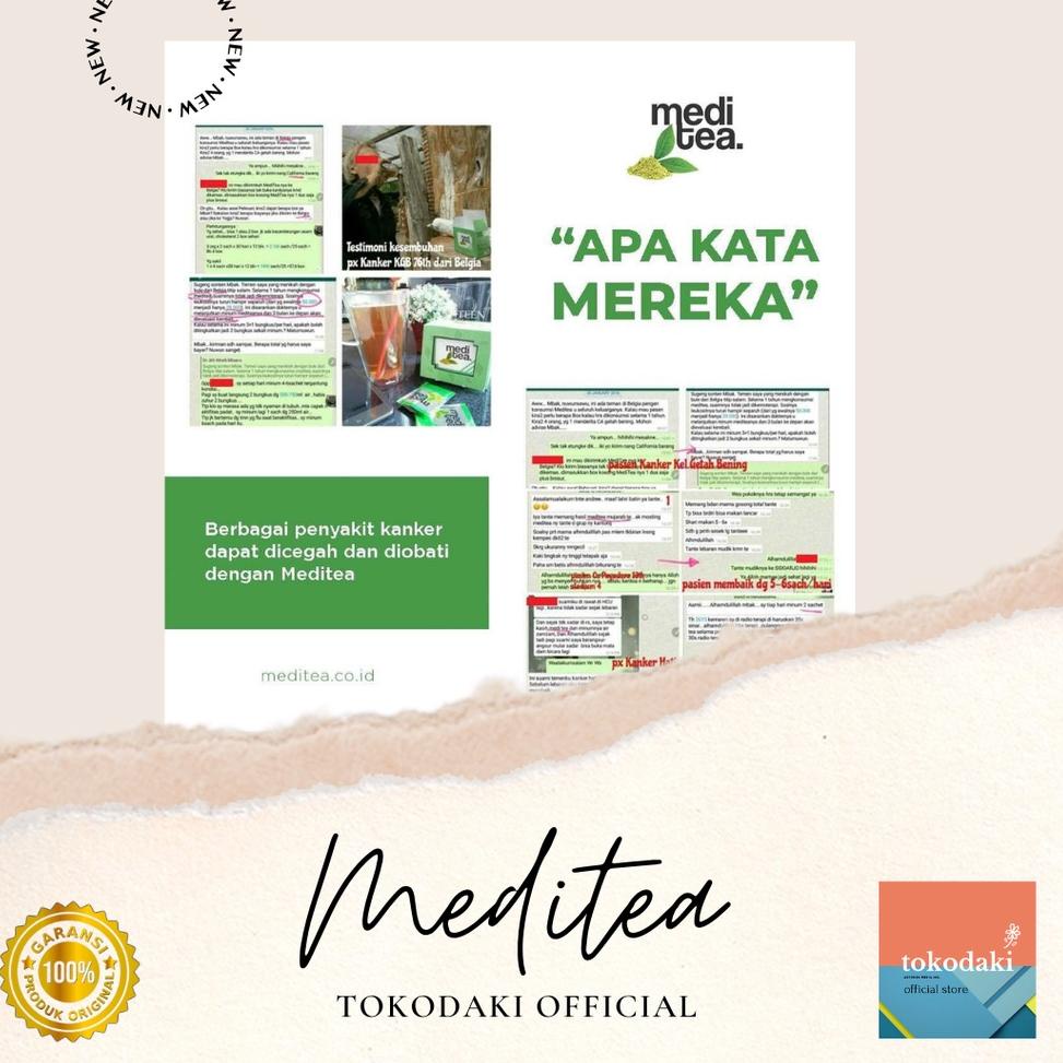 

STAR BRANDS Teh Hijau Meditea atasi Penyakit Degeneratif Tumor Benjolan dengan Meditea !!