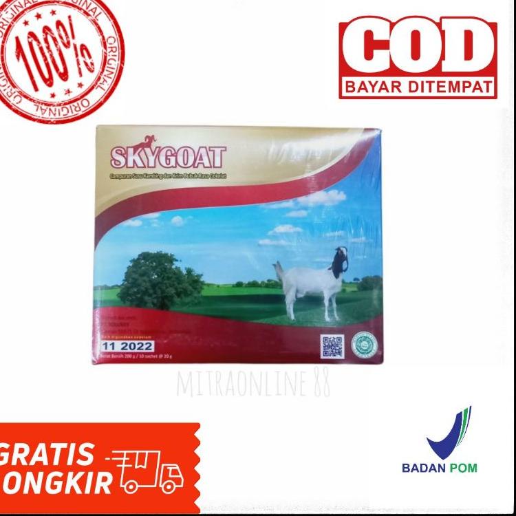 

10.10 Flash Sale Susu Kambing Etawa SKYGOAT | 1 Box @10 Sachet buruan