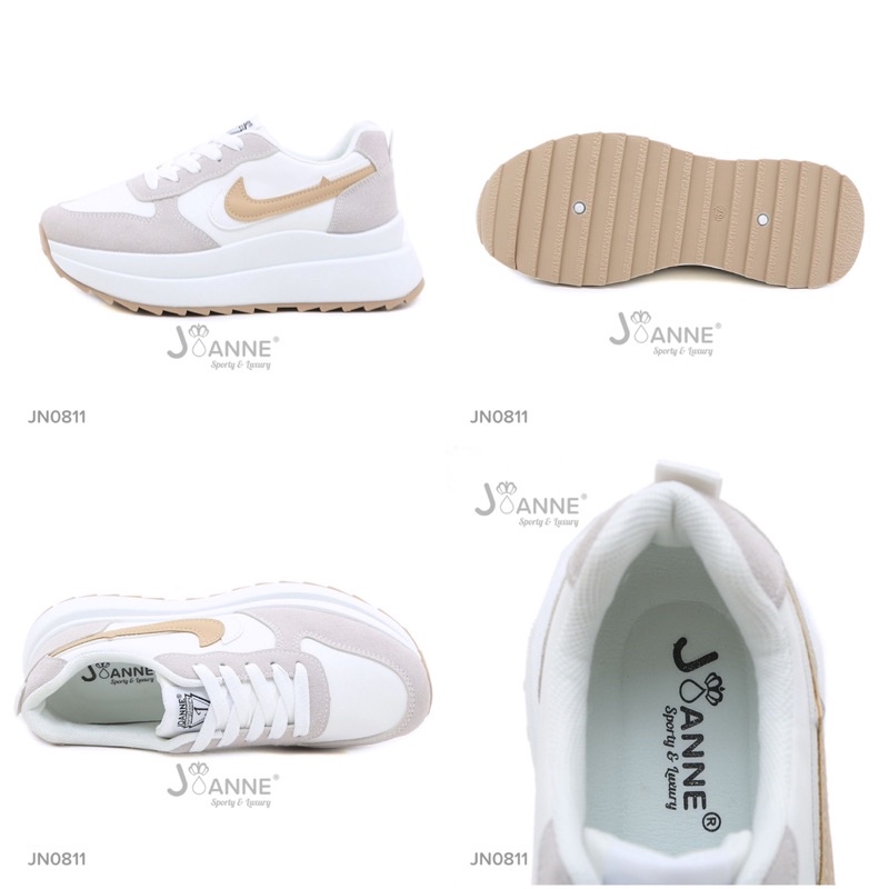 [ORIGINAL] JOANNE Highsole Sporty Sneakers Shoes Sepatu Wanita #JN0811