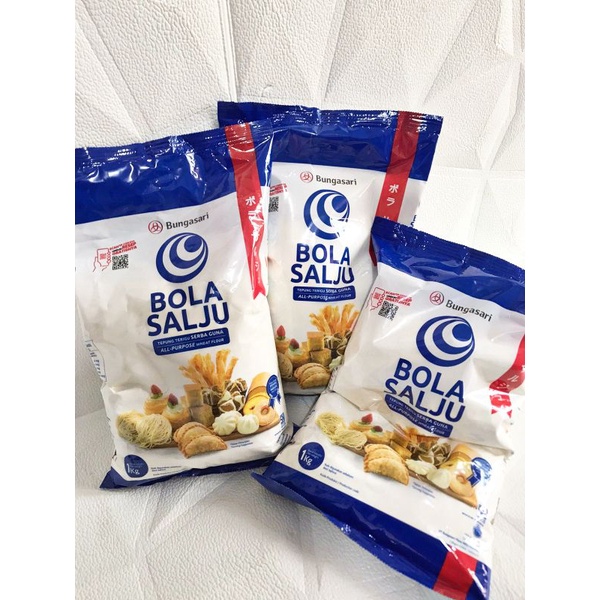 

Bungasari bola salju tepung terigu premium serbaguna 1kg