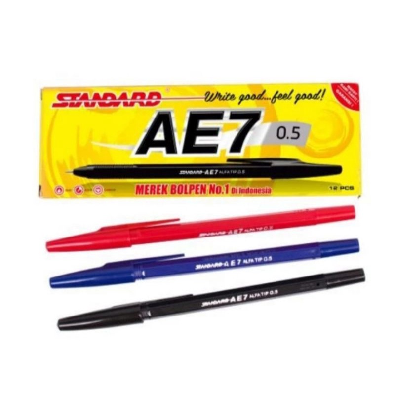 

Pulpen Standart AE7 / BOLPOIN STANDART AE-7