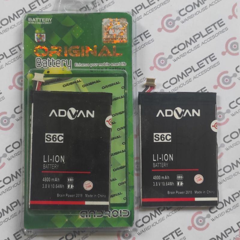 BATERAI ADVAN S6C | BATT ADVAN S6C ORIGINAL
