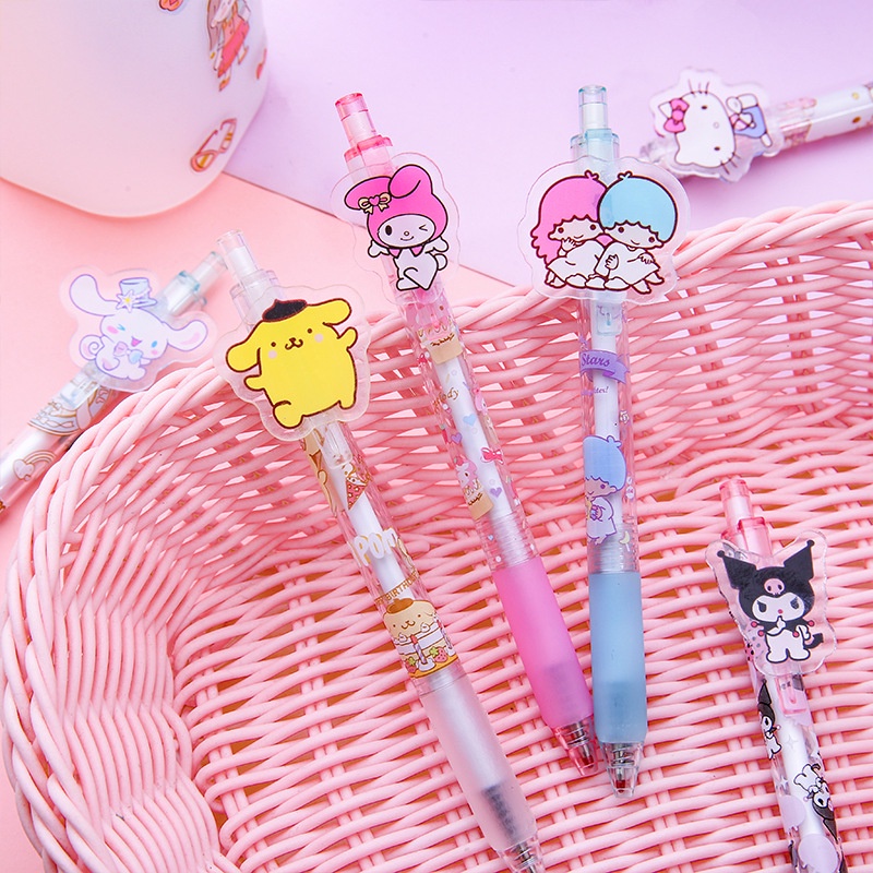 PULPEN MEKANIK PEN PENA KARAKTER BOLPOIN MELODY SANRIO AKRILIK (VC)