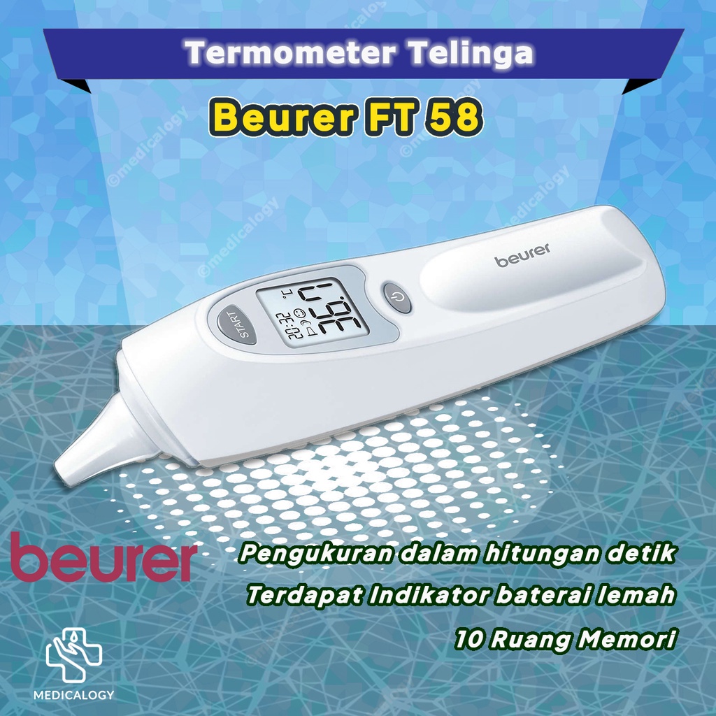 Beurer FT 58 Termometer Digital Inframerah Telinga
