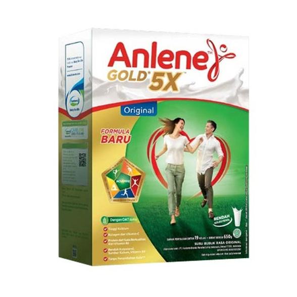 

[ COD ] Anlene Adult Milk Gold Box 600 Gr