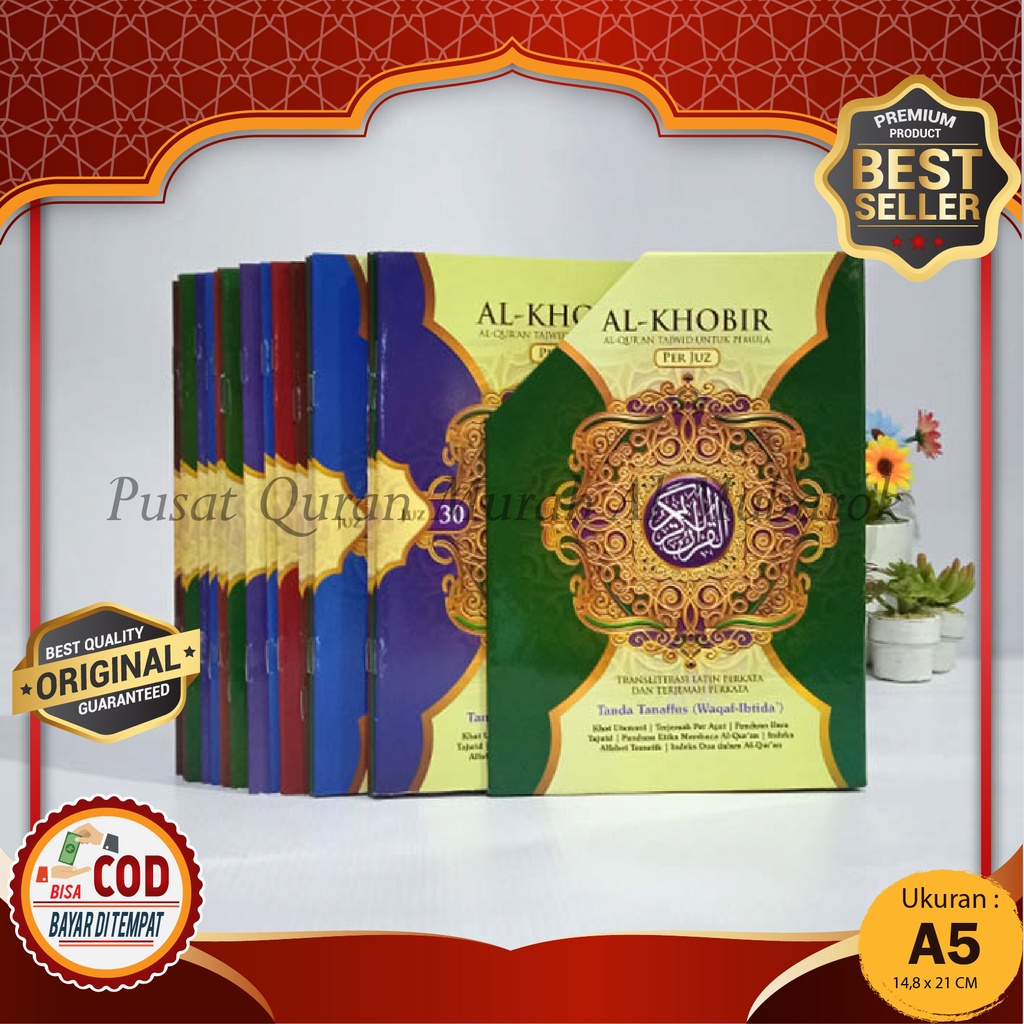 Jual Alquran Per Satu Jus Lengkap Isi 30 Jilid Al-Khobir Perjuz Uk.A5 ...