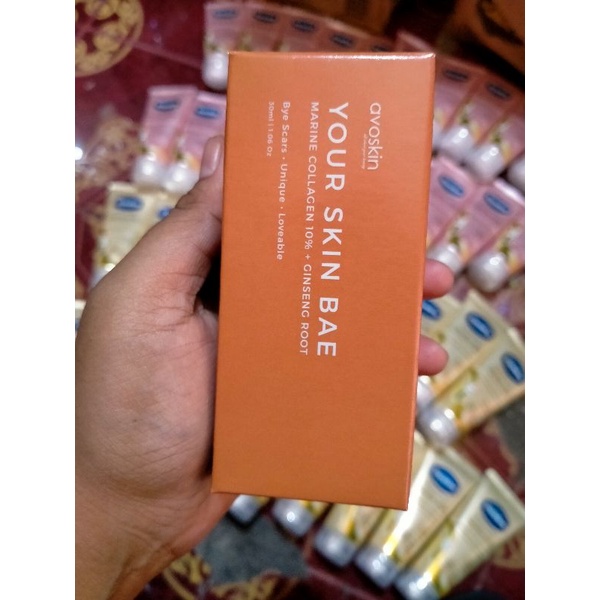 Avoskin Your Skin Bae Serum Marine Collagen - Merawat Bekas Jerawat untuk Kulit Lebih Halus dan Seha