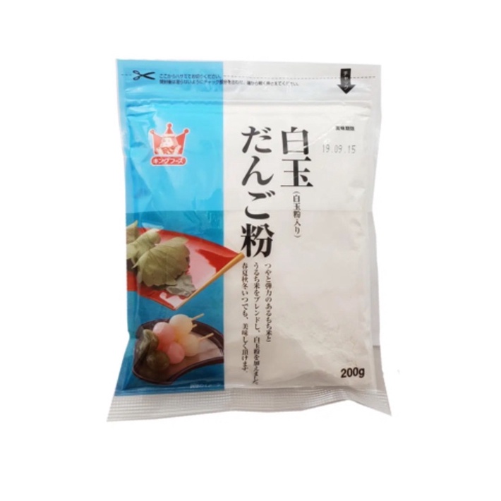 

King Foods Wagashi Shiratama Dango Flour (Zipper Bag) 200g