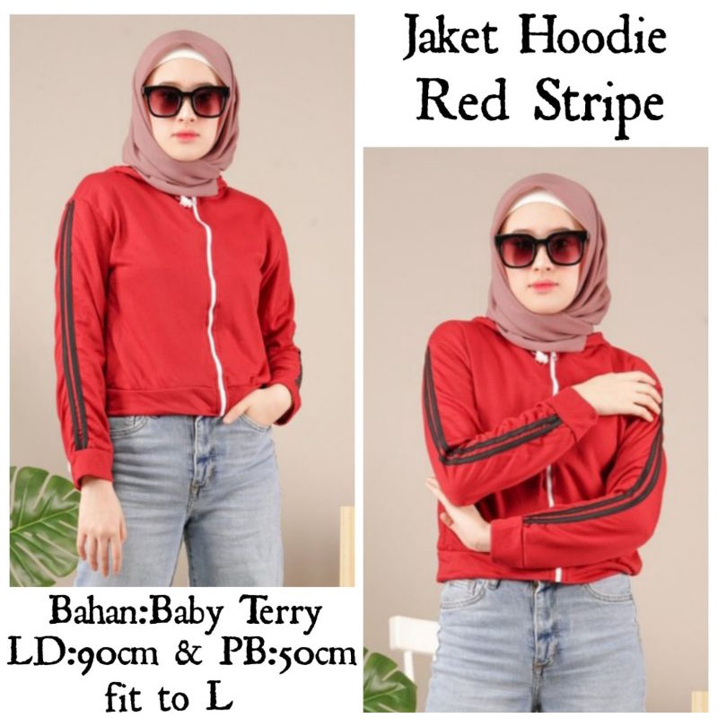 Jaket Wanita Polos Merah