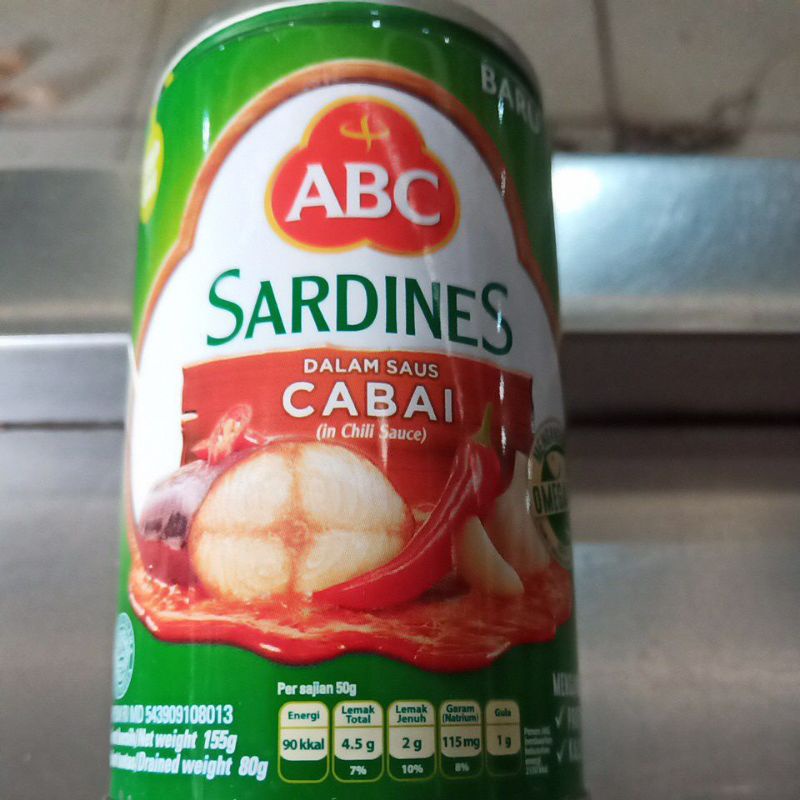 

abc sarden cabai 155gr