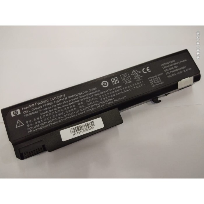 Baterai HP6530 6530B 6535B 6730B 6735B 8440P 6440B HSTNN-CB69 Original