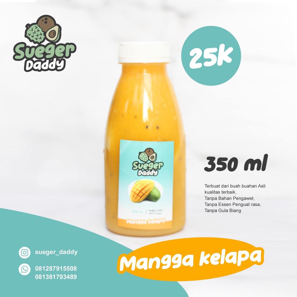 

Jus Mangga kelapa 350ml - Sueger Daddy