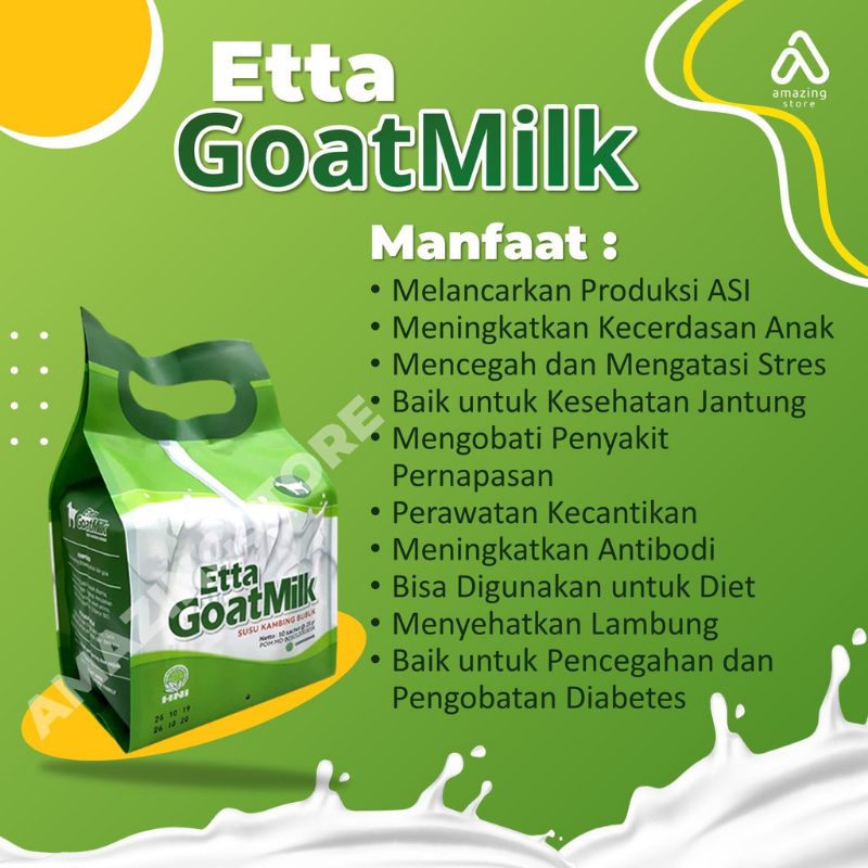 

Etta Goal Milk HNI HPAI I Susu kambing original HPAI