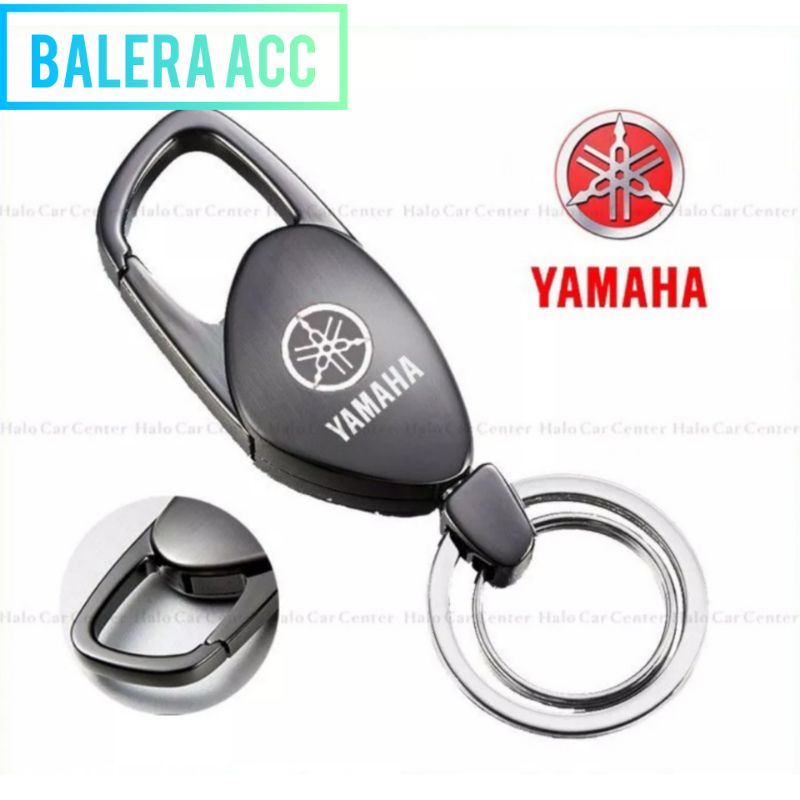 Gantungan kunci Mewah elegant Logo Yamaha Fazzio Nmax Xmax Aerox dll