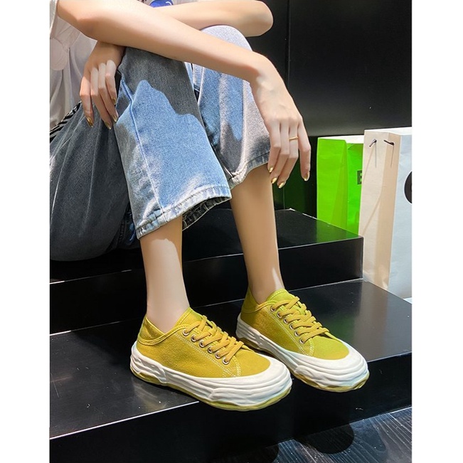 [COZY] Yoora Sepatu Sneakers Tali Fashion Wanita Import