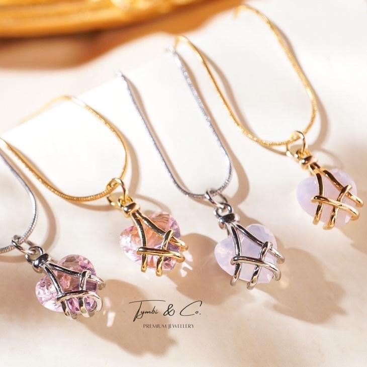 Rekomendasi Tymbi&Co-Barbie Diamond Castle Necklace Gold & Silver