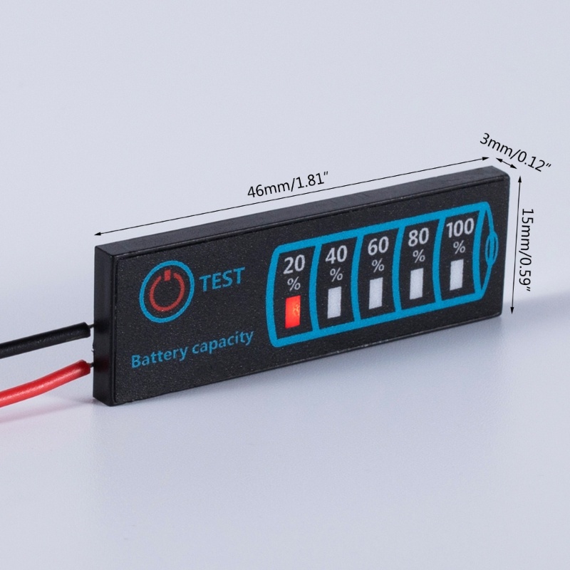 Zzz Alat Detektor Power Baterai Lithium 3S Dengan Panel Display LED