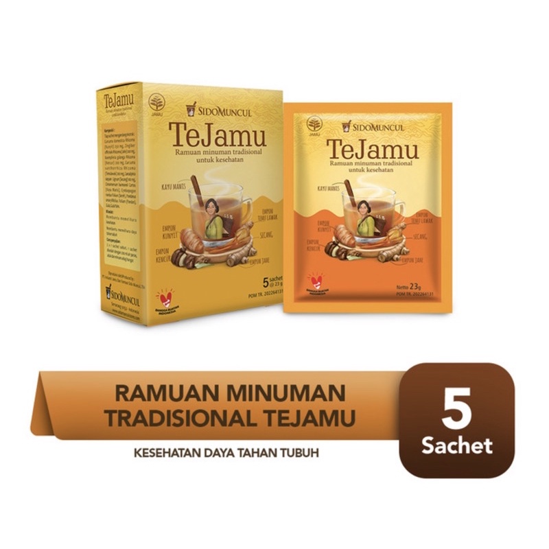 Sidomuncul tejamu box 5 sachet ( minuman traditional kesehatan )