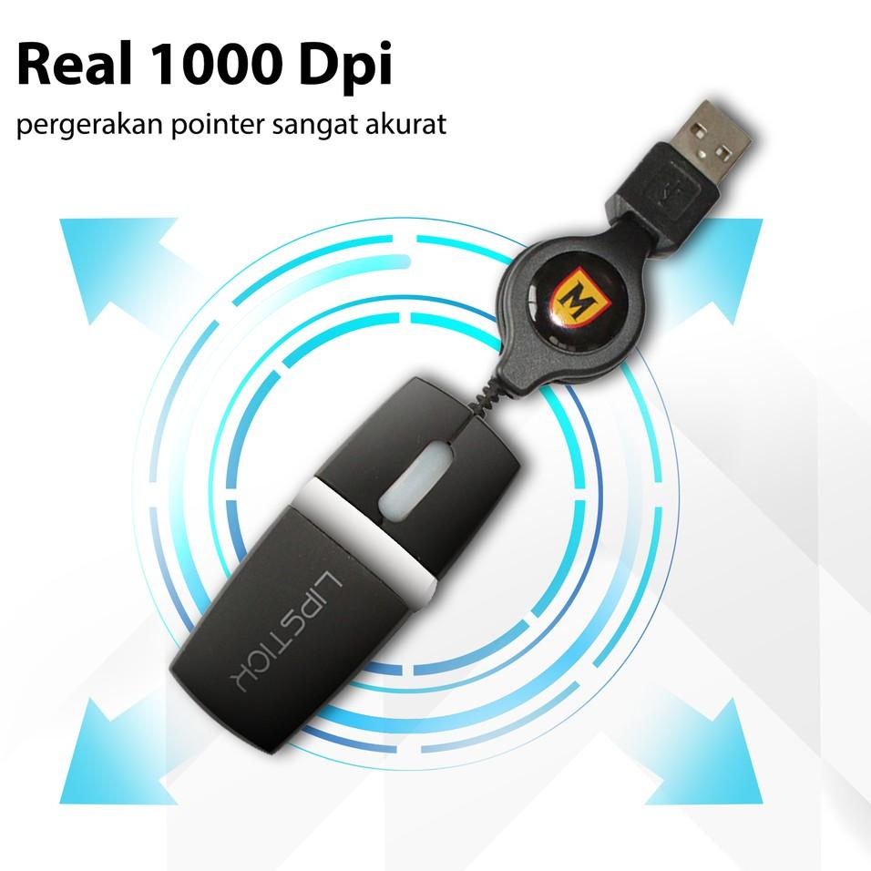 IdD8p3O--Mouse Ultra Mini Micropack With Retracrable Cable - MP-36R