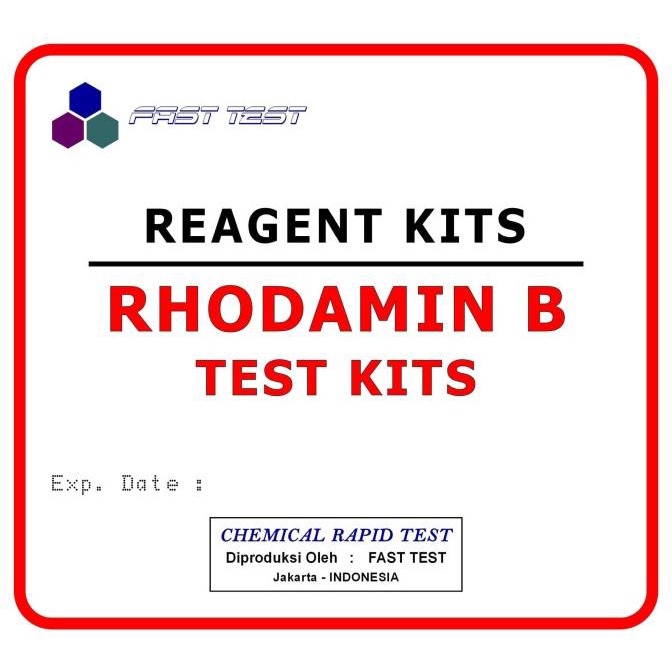 Test Kit Rhodamin B, Alat Uji Cepat Kandungan Pewarna Rhodamine-B