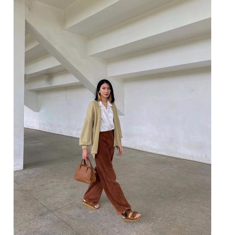 CARDIGAN KNITWEAR GARDIGAN PANJANG OVERSIZE KNIT RAJUT PREMIUM TEBAL CARDI BASIC LONG CARDIGAN "KDN.