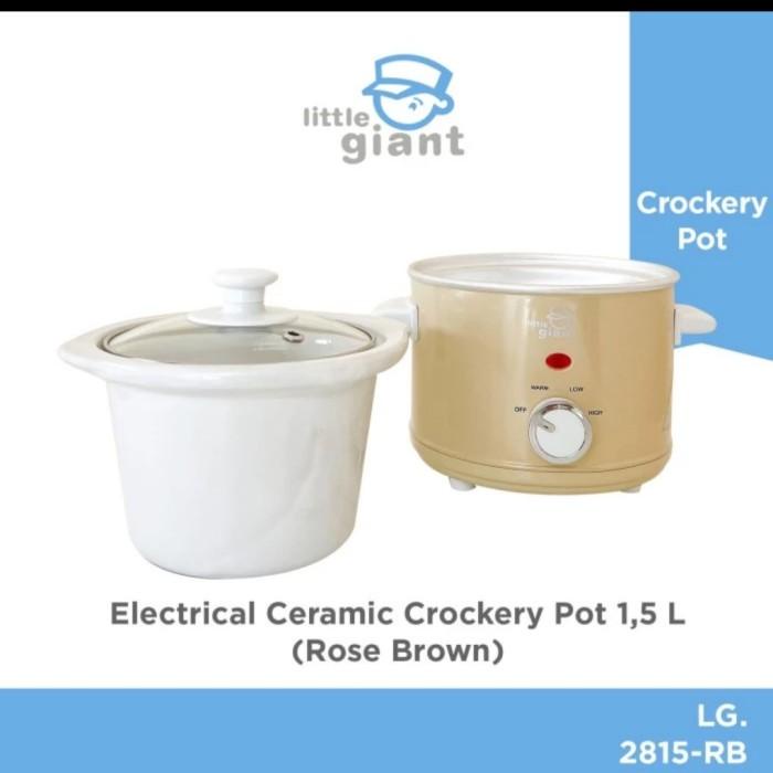 Little Giant Electrical Ceramic Crockery Pot 1.5 Liter LG 2815 / Slow Cooker Little Giant