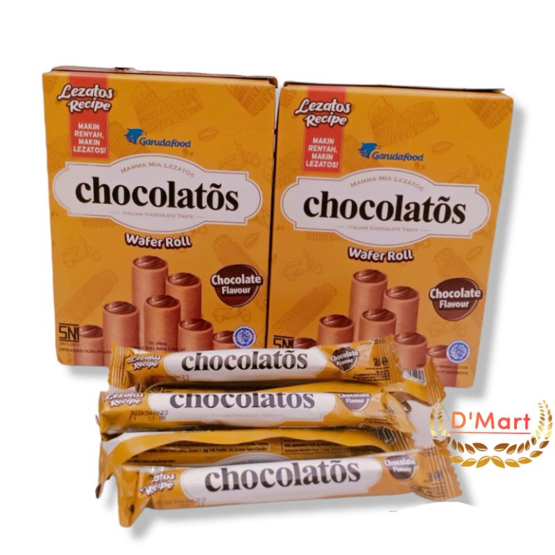 

Chocolatos Wafer roll 24pcs/box