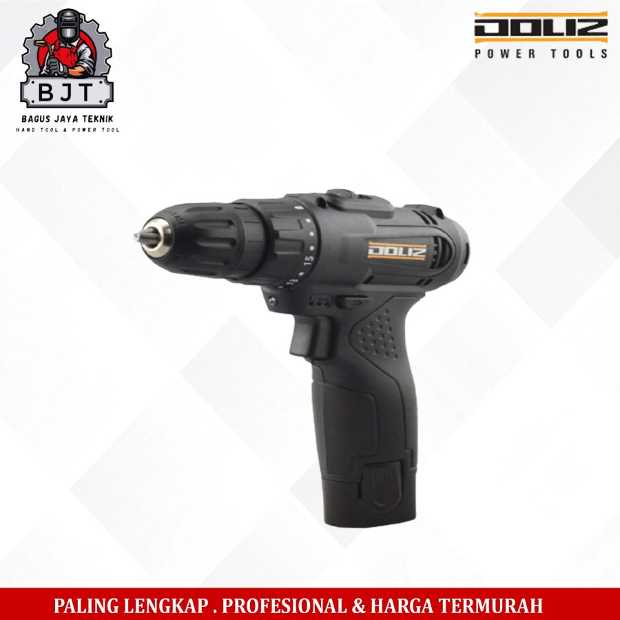 DOLIZ BD 621 Bor Cordless 10mm Drill 12 Volt BD621
