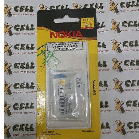 BATERAI NOKIA BL-D3 | BLD3 | BL D3 | BATT NOKIA 8310 ORIGINAL