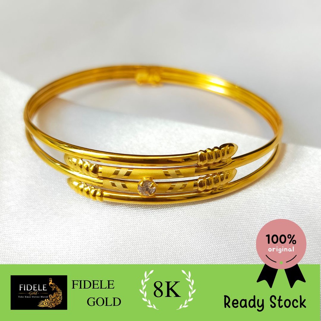 Gelang Kuku Macan Gelang Emas Asli Kadar Muda Kadar 375