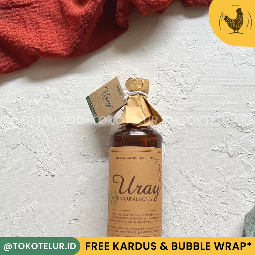 Madu Uray Natural Honey Ukuran 640ml (875G) / Madu Lebah Alami NATURAL