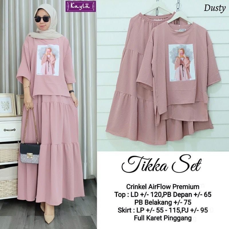 COD TIKKA SET by kayla / SETELAN ROK WANITA MODIS / SETELAN ROK WANITA TERBARU / SETELAN ROK WANITA 