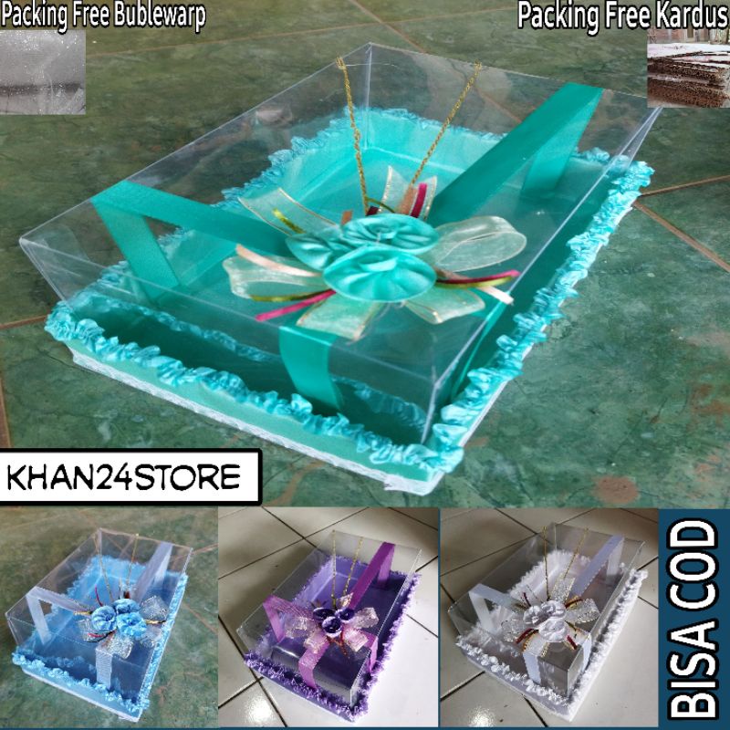 kotak seserahan hantaran pernikahan mika variasi satuan kecil