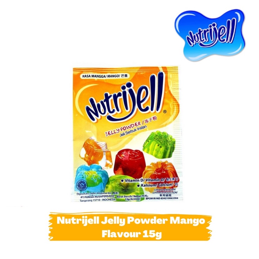 

NUTRIJELL MANGGA/ MANGO FLAVOUR JELLY POWDER 15g