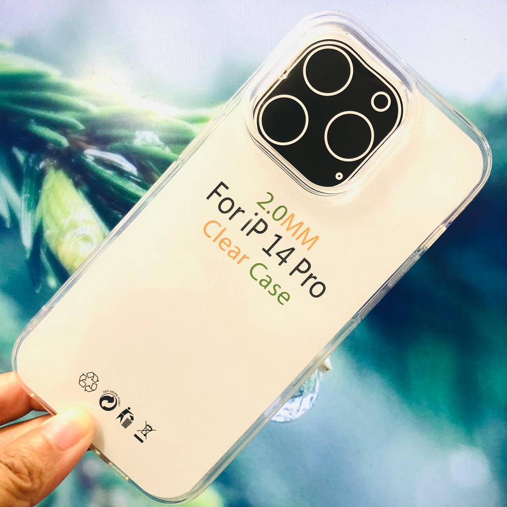 PROMO SOFTCASE Ultra Thin Crystal Clear Soft Case Premium Quality 2MM IPHONE 14 PRO