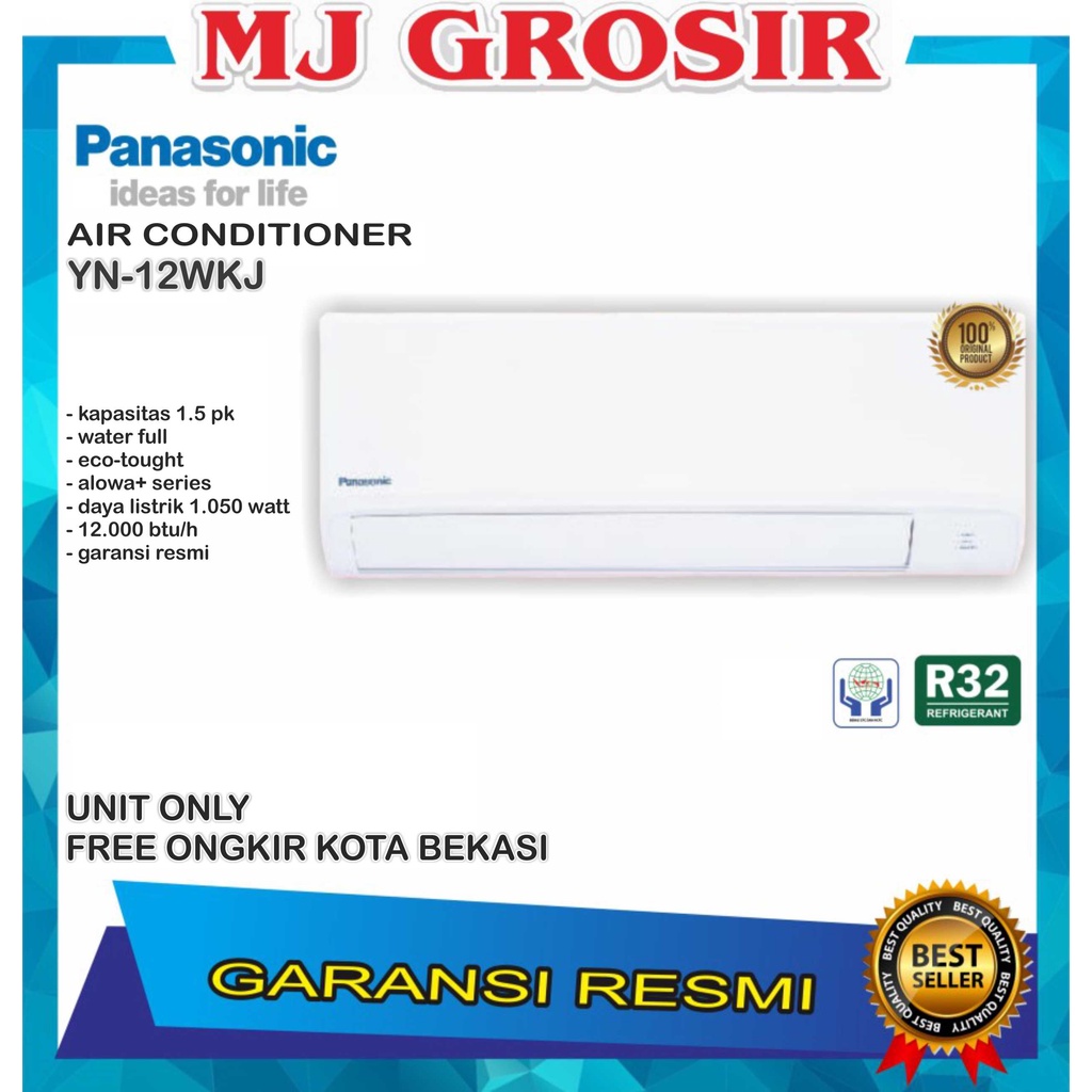 PANASONIC AC CS YN 12 WKJ 1.5PK 1.5PK R32 ECO STANDART UNIT ONLY