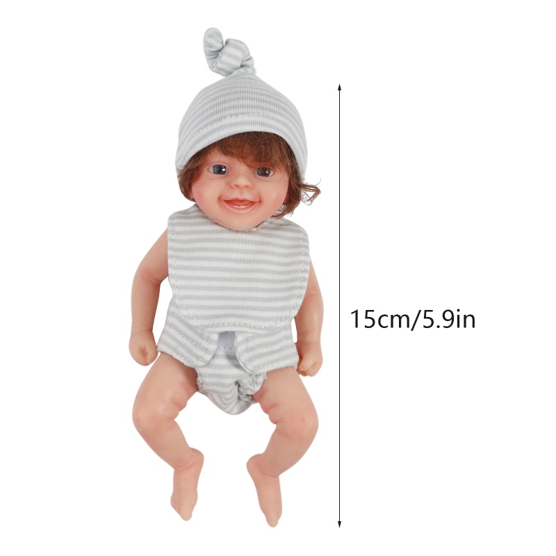 Mary Newborn Baby Doll Realistis Newborn Baby Dolls Silikon Full Body Lucu Kecil Baby Doll Boneka Simulasi Realistis