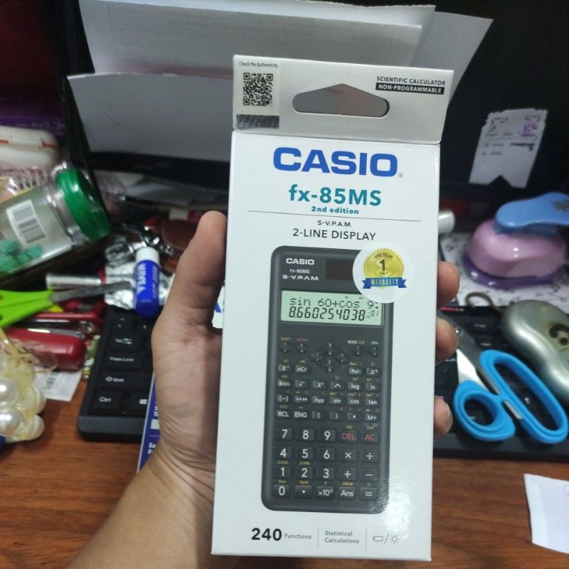 

casio 85 ms second edition 2 line kalkulator scientific