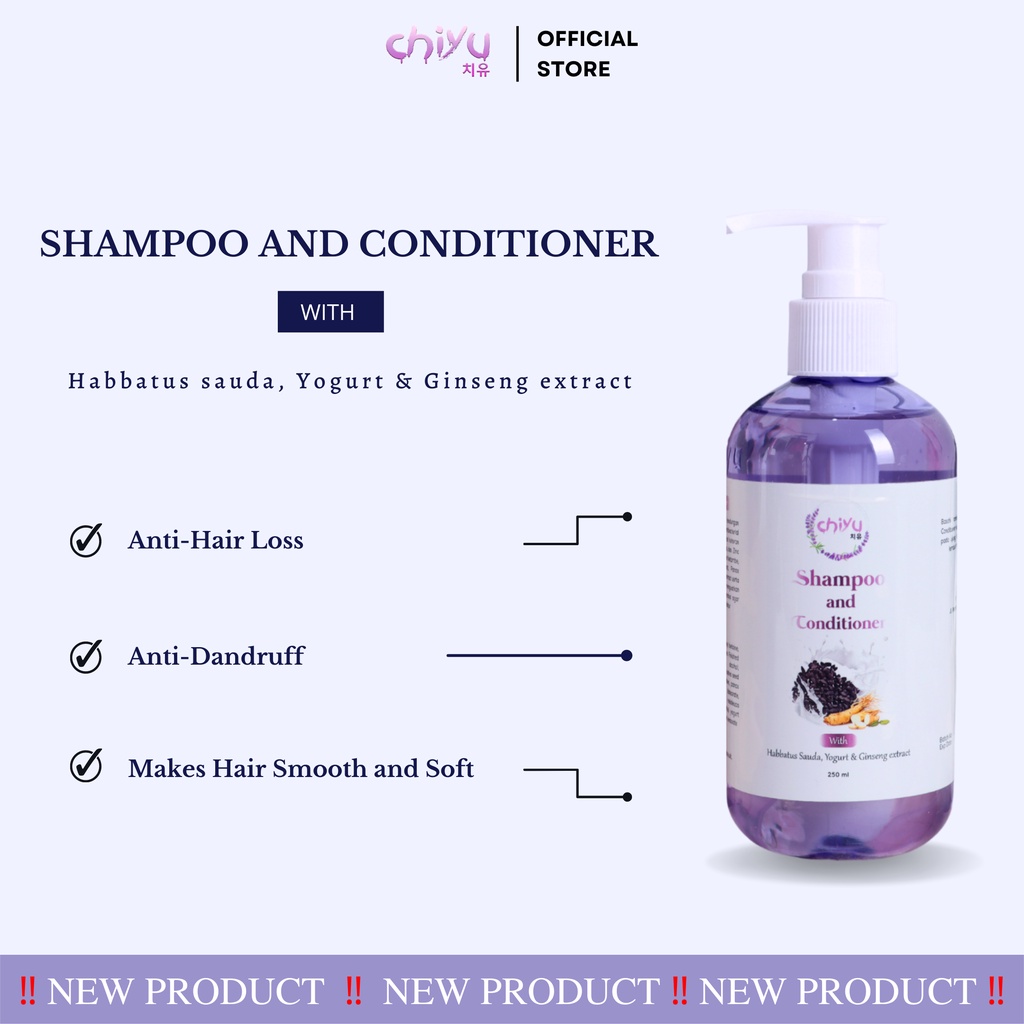 Shampoo &amp; Conditioner Chiyu Hair Treatment Shampoo Rambut