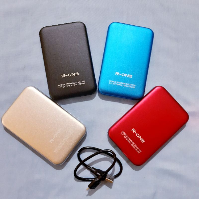 CASE HDD EXTERNAL 2.5&quot; USB 2.0 R-ONE HAYABUSA - HDD ENCLOSURE 2.5 INCH USB 3.0 CASING HARDISK R-ONE USB 2.0 COLOUR